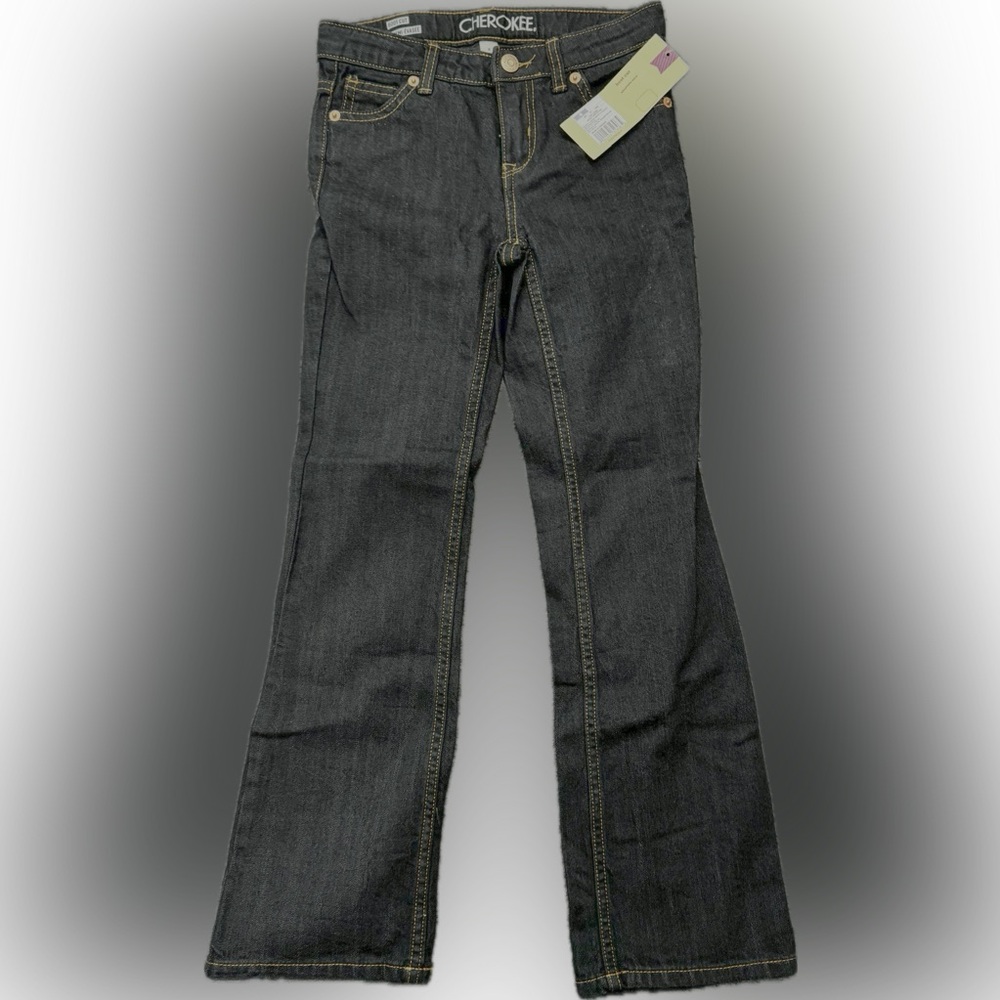 Girls Bootcut Dark Indigo Jeans